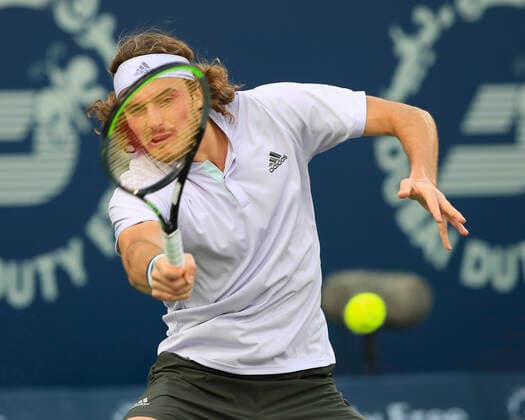 Sport Bilder des Tages Stefanos Tsitsipas Tennis - Dubai Duty Free Tennis Championships - ATP, Tennis Herren - Dubai Duty Free Tennis Stadium - Dubai - - United Arab Emirates - 28 February 2020. Â Copyright: xJuergenxHasenkopfx