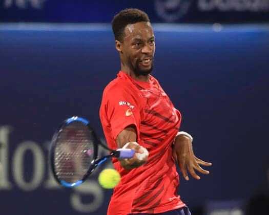 Gael Monfils Tennis - Dubai Duty Free Tennis Championships - ATP, Tennis Herren - Dubai Duty Free Tennis Stadium - Dubai - - United Arab Emirates - 28 February 2020. Â Copyright: xJuergenxHasenkopfx