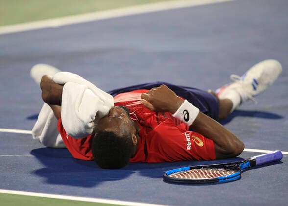 Sport Bilder des Tages Gael Monfils Tennis - Dubai Duty Free Tennis Championships - ATP, Tennis Herren - Dubai Duty Free Tennis Stadium - Dubai - - United Arab Emirates - 28 February 2020. Copyright: xJuergenxHasenkopfx