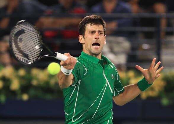 Novak Djokovic (SRB) Tennis - Dubai Duty Free Tennis Championships - ATP, Tennis Herren - Dubai Duty Free Tennis Stadium - Dubai - - United Arab Emirates - 28 February 2020. Â Copyright: xJuergenxHasenkopfx
