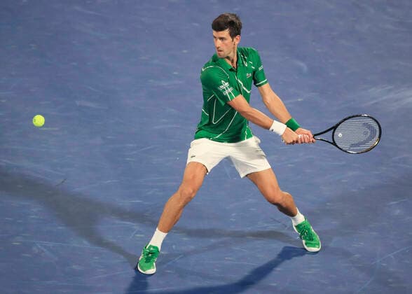 Novak Djokovic (SRB) Tennis - Dubai Duty Free Tennis Championships - ATP, Tennis Herren - Dubai Duty Free Tennis Stadium - Dubai - - United Arab Emirates - 28 February 2020. Â Copyright: xJuergenxHasenkopfx