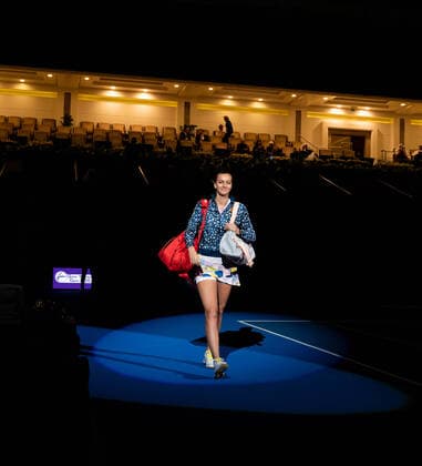WTA, Tennis Damen Qatar TOTAL Open 2020 Doha Petra Kvitova (CZE) WTA Qatar TOTAL Open 2020