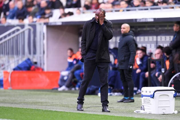 DECEPTION - PATRICK VIEIRA (ENTRAINEUR NICE) FOOTBALL : Bordeaux vs Nice - Ligue 1 Conforama - 01 03 2020 FEP Panoramic 