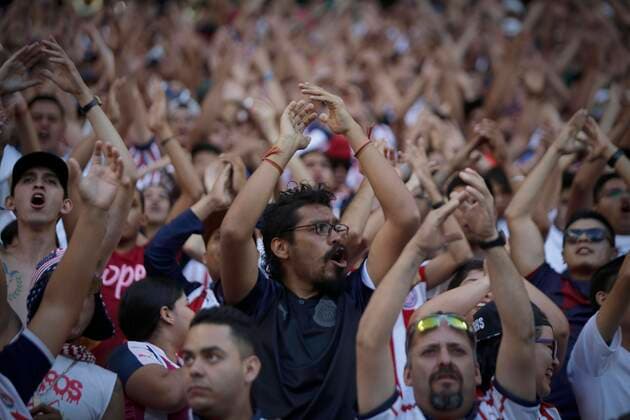 March 1, 2020, Guadalajara, JALISCO, MEX: EUM20200301DEP17.JPG.ZAPOPAN, Jal., SoccerFutbol-Chivas.- Acciones del partido entre Chivas y Leon en el Estadio Akron, el domingo 1 de marzo de 2020, actividad de la jornada 8 en la Liga MX. El encuentro termino con marcador de 2-0 favorable a los tapatios. Foto: Agencia EL UNIVERSALEVZ Latin News: March 1, 2020  - ZUMAu78_ 20200301_zaf_u78_044 Copyright: xElxUniversalx