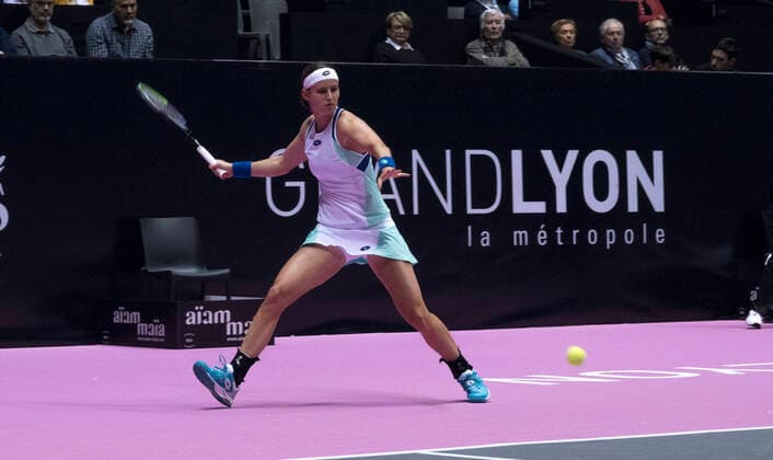 Greet MINNEN (BEL) TENNIS : Open 6eme Sens - Palais des sports Lyon - 02 03 2020 SandrineTHESILLAT Panoramic 