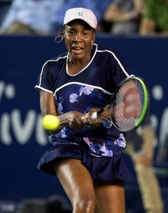 Venus Williams of US in action against Slovakian tennis player Anna Karolina Schamiedlova, during a match of day 1 of the Monterrey Tennis Open, in Monterrey, Mexico, 02 March 2020. Tennis Open of Monterrey !ACHTUNG: NUR REDAKTIONELLE NUTZUNG!  Copyright: xMIGUELxSIERRAx AME203 20200303-637188046076276225