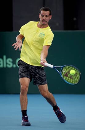 TENNIS DAVIS CUP PREVIEW ADELAIDE, Alex Bolt of Australia during a Davis Cup preview media opportunity at Memorial Drive Tennis Centre in Adelaide, Tuesday, March 3, 2020. ( NO ARCHIVING, EDITORIAL USE ONLY, NO USE IN BOOKS WITHOUT CONSENT ADELAIDE SA AUSTRALIA  Copyright: xKELLYxBARNESx 20200303001453223177