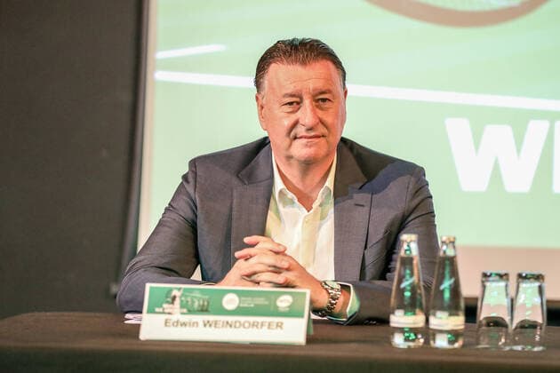 Edwin Weindorfer (CEO e-motion, Veranstalter), bett1 open, Grass Court Championships Berlin, Pressekonferenz, Berlin, 03.03.2020,