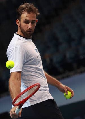 TENNIS - Davis Cup, AUT vs URU PREMSTAETTEN,AUSTRIA,03.MAR.20 - TENNIS - ITF Davis Cup, Austria vs Uruguay, preview, training Team URU. Image shows Martin Cuevas (URU). GEPAxpictures xAndreasxPranter