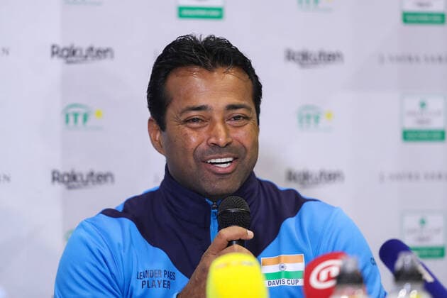 Davis Cup - India press conference, PK, Pressekonferenz Indian tennis player Leander Paes speak to the media during a press conference during the Davis Cup Qualifiers between Croatia and India in Zagreb, Croatia, on March 03, 2020. LukaxStanzl PIXSELL