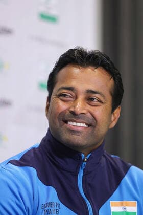 Davis Cup - India press conference, PK, Pressekonferenz Indian tennis player Leander Paes speak to the media during a press conference during the Davis Cup Qualifiers between Croatia and India in Zagreb, Croatia, on March 03, 2020. LukaxStanzl PIXSELL