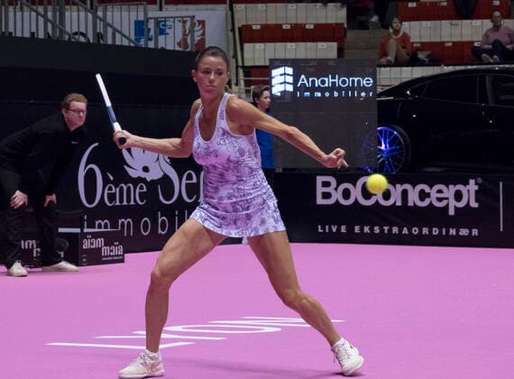 TENNIS : Camila GIORGI (ITA) - Open 6eme Sens - Palais des sports Lyon 04 03 2020 TENNIS : Open 6eme Sens - Palais des sports Lyon - 04 03 2020 SandrineTHESILLAT Panoramic 