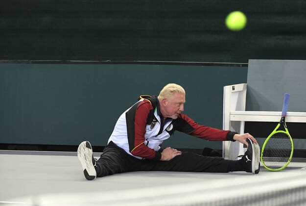 Davis Cup Qualifiers 2020 Germany - Belarus German Team: Boris Becker , Germany
