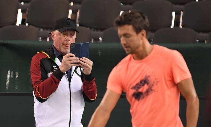 Davis Cup Qualifiers 2020 Germany - Belarus German Team: Boris Becker , Germany
