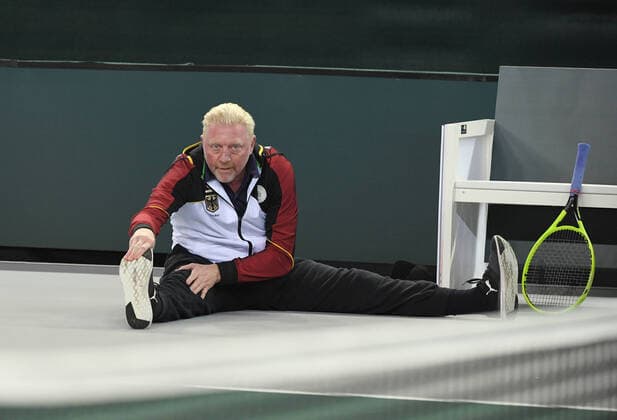 Davis Cup Qualifiers 2020 Germany - Belarus German Team: Boris Becker , Germany