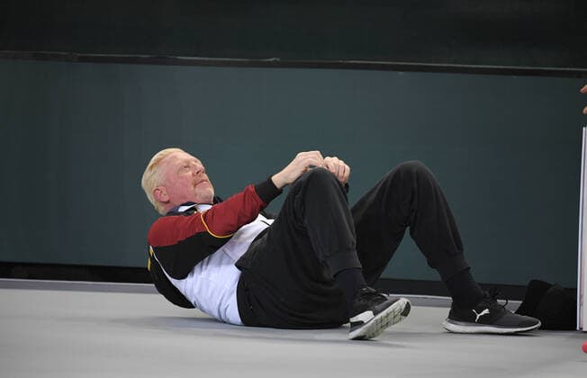 Davis Cup Qualifiers 2020 Germany - Belarus German Team: Boris Becker , Germany