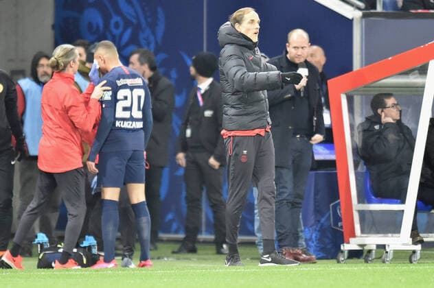 Thomas Tuchel (entraineur psg) FOOTBALL : Olympique Lyonnais vs Paris Saint Germain - Coupe de France - 1 2 finale - 04 03 2020 FredericChambert Panoramic 
