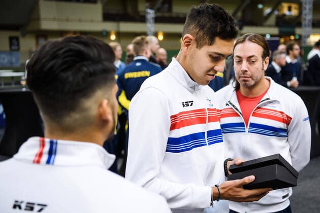 2020305 Alejandro Tabilo of Chile ahead of the draw ceremony on March 5, 2020 in Stockholm. Copyright: ERIKxSIMANDER BB200305BB367