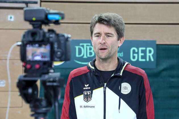 Michael KOHLMANN (DTB Davis Cup Kapitän), Auslosung, Davis Cup Qualifikation 2020 - Deutschland vs. Weißrussland, Düsseldorf, 05.03.2020,