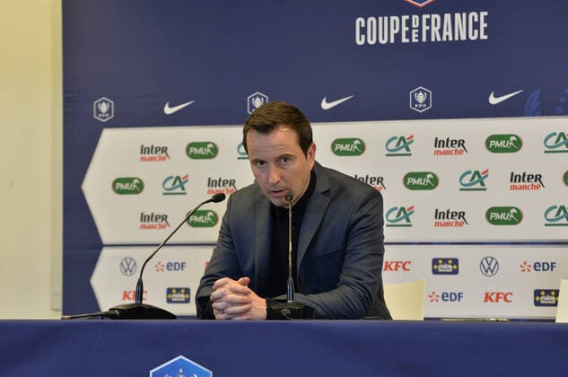 Julian Stephan (entraineur rennes) FOOTBALL : AS Saint Etienne vs Stade Rennais - Coupe de France - 1 2 finale - 05 03 2020 FredericChambert Panoramic 