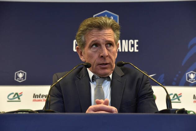 Claude Puel (entraineur saint etienne) FOOTBALL : AS Saint Etienne vs Stade Rennais - Coupe de France - 1 2 finale - 05 03 2020 FredericChambert Panoramic 