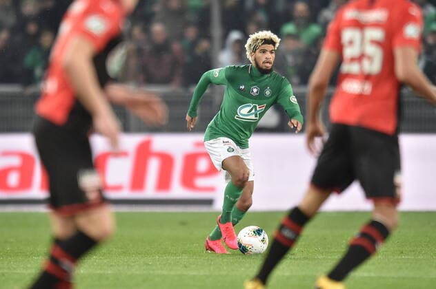 Mahdi Camara (saint etienne) FOOTBALL : AS Saint Etienne vs Stade Rennais - Coupe de France - 1 2 finale - 05 03 2020 FredericChambert Panoramic 