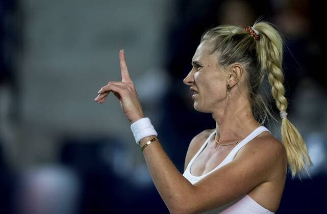 Belarusian tennis player Olga Govortsova in action against Ukrainian Elina Svitolina during the Monterrey Open, in Monterrey, Mexico, 5 March 2020. Monterrey Open !ACHTUNG: NUR REDAKTIONELLE NUTZUNG!  Copyright: xMiguelxSierrax AME1567 20200306-637190695734356982