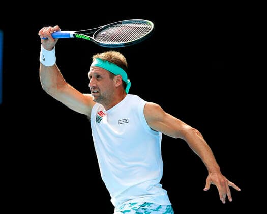 Tennys Sandgren Tennis - Australian Open 2020 - Grand Slam ATP, Tennis Herren WTA, Tennis Damen - Melbourne Park - Melbourne - Victoria - Australia - 28 January 2020. Copyright: xJuergenxHasenkopfx
