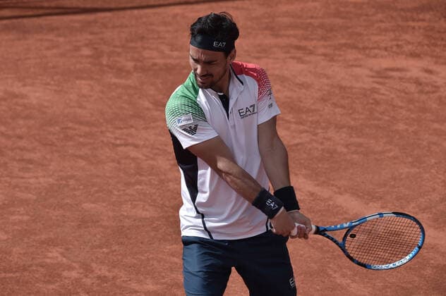 Photo LaPresse Tocco Alessandro March 6, 2020 Cagliari - Italy Tennis Davis Cup - Italy vs South Korea Fabio Fognini vs. Duckhee Lee In the pic Fabio Fognini Ita  Copyright: xAlessandroxTocco LaPressex