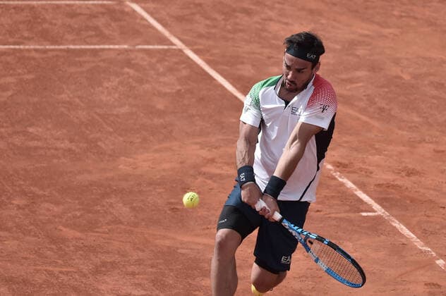 Photo LaPresse Tocco Alessandro March 6, 2020 Cagliari - Italy Tennis Davis Cup - Italy vs South Korea Fabio Fognini vs. Duckhee Lee In the pic Fabio Fognini Ita  Copyright: xAlessandroxTocco LaPressex