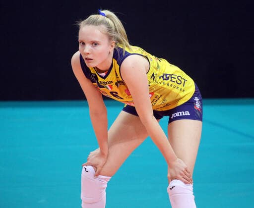 Allianz MTV Stuttgart - Imoco Volley Conegliano Deutschland, Stuttgart, 04.03.2029, Volleyball, Frauen, Champions League, Saison 2019 2020, Allianz MTV Stuttgart - Imoco Volley Conegliano: Jennifer Geerties (Imoco Volley Conegliano).