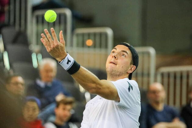 Jan-Lennard STRUFF (GER), Davis Cup Qualifikation 2020 - Deutschland vs. Weißrussland, Düsseldorf, 06.03.2020,