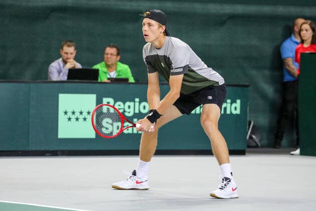 Ilya IVASHKA (BLR), Davis Cup Qualifikation 2020 - Deutschland vs. Weißrussland, Düsseldorf, 06.03.2020,