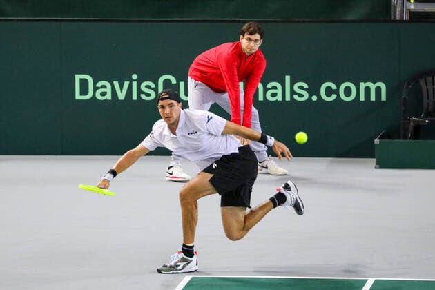 Jan-Lennard STRUFF (GER), Davis Cup Qualifikation 2020 - Deutschland vs. Weißrussland, Düsseldorf, 06.03.2020,
