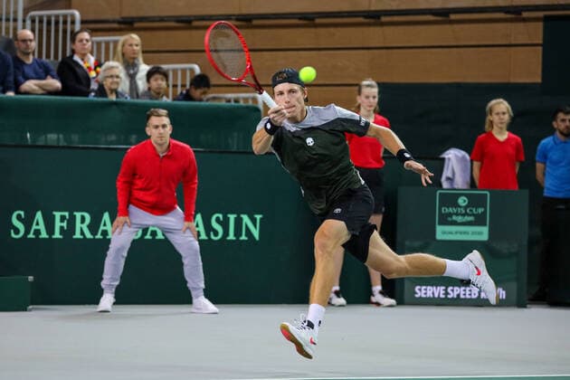 Ilya IVASHKA (BLR), Davis Cup Qualifikation 2020 - Deutschland vs. Weißrussland, Düsseldorf, 06.03.2020,