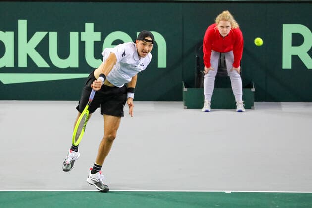Jan-Lennard STRUFF (GER), Davis Cup Qualifikation 2020 - Deutschland vs. Weißrussland, Düsseldorf, 06.03.2020,