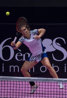 Anna-Lena FRIEDSAM (GER) TENNIS : Open 6eme Sens - Palais des sports Lyon - 06 03 2020 SandrineTHESILLAT Panoramic 