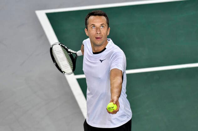 Sport Bilder des Tages 06.03.2020, GER, Davis Cup, Deutschland vs Weißrussland 06.03.2020, GER, Davis Cup, Deutschland vs Weißrussland , CASTELLO , Duesseldorf, im Bild picture shows Philipp Kohlschreiber (GER)