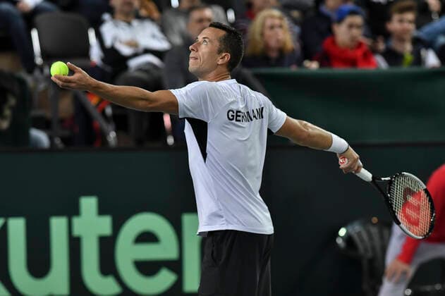 06.03.2020, GER, Davis Cup, Deutschland vs Weißrussland 06.03.2020, GER, Davis Cup, Deutschland vs Weißrussland , CASTELLO , Duesseldorf, im Bild picture shows Philipp Kohlschreiber (GER)