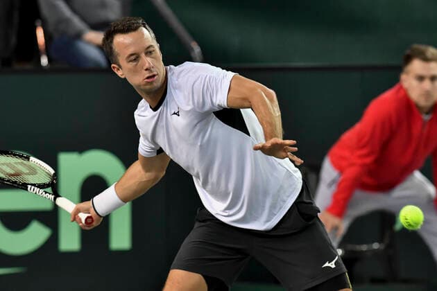 06.03.2020, GER, Davis Cup, Deutschland vs Weißrussland 06.03.2020, GER, Davis Cup, Deutschland vs Weißrussland , CASTELLO , Duesseldorf, im Bild picture shows Philipp Kohlschreiber (GER)