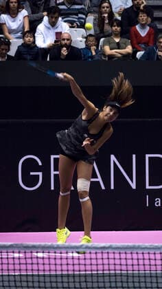 Oceane DODIN (FRA) TENNIS : Open 6eme Sens - Palais des sports Lyon - 06 03 2020 SandrineTHESILLAT Panoramic 