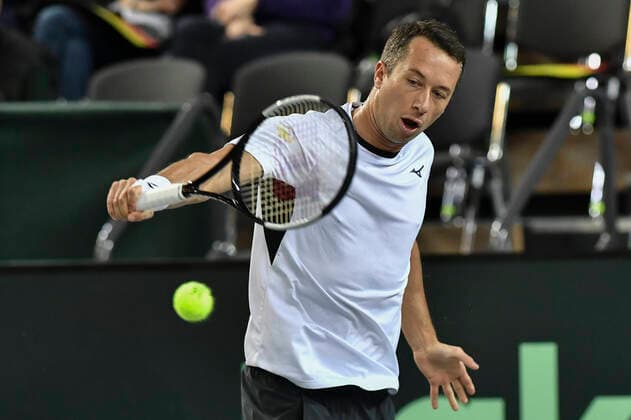 06.03.2020, GER, Davis Cup, Deutschland vs Weißrussland 06.03.2020, GER, Davis Cup, Deutschland vs Weißrussland , CASTELLO , Duesseldorf, im Bild picture shows Philipp Kohlschreiber (GER)
