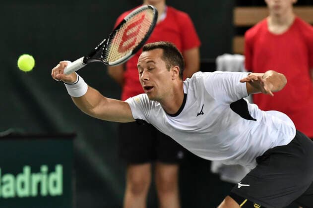 06.03.2020, GER, Davis Cup, Deutschland vs Weißrussland 06.03.2020, GER, Davis Cup, Deutschland vs Weißrussland , CASTELLO , Duesseldorf, im Bild picture shows Philipp Kohlschreiber (GER)