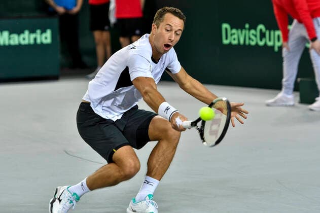 06.03.2020, GER, Davis Cup, Deutschland vs Weißrussland 06.03.2020, GER, Davis Cup, Deutschland vs Weißrussland , CASTELLO , Duesseldorf, im Bild picture shows Philipp Kohlschreiber (GER)