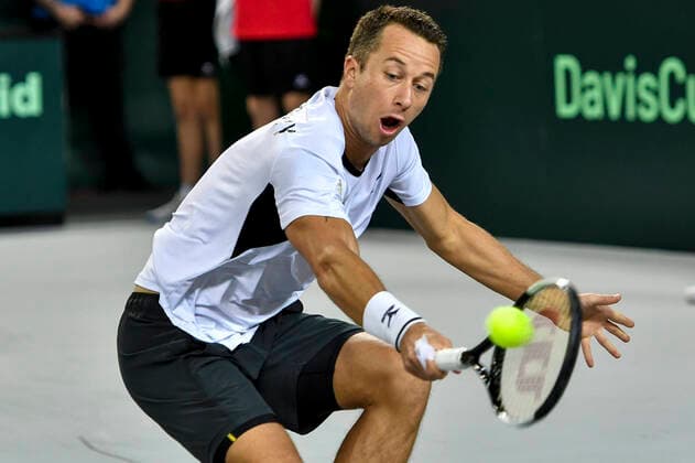 06.03.2020, GER, Davis Cup, Deutschland vs Weißrussland 06.03.2020, GER, Davis Cup, Deutschland vs Weißrussland , CASTELLO , Duesseldorf, im Bild picture shows Philipp Kohlschreiber (GER)