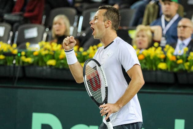 Philipp KOHLSCHREIBER (GER), Davis Cup Qualifikation 2020 - Deutschland vs. Weißrussland, Düsseldorf, 06.03.2020,