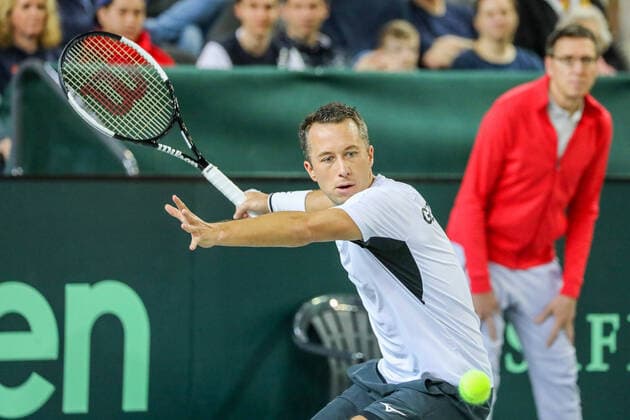 Philipp KOHLSCHREIBER (GER), Davis Cup Qualifikation 2020 - Deutschland vs. Weißrussland, Düsseldorf, 06.03.2020,