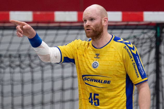 Lübbecke, Deutschland 06.03.2020: 2. Handball-Bundesliga - 2019 2020 - TuS-N-Lübbecke vs. VfL Gummersbach Alexander Becker (Gummersbach) Lübbecke Nordrhein-Westfalen Deutschland Merkur Arena