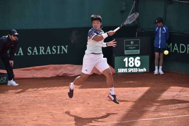 Tennis, Davis Cup, Italien - Südkorea Photo LaPresse Tocco Alessandro March 7, 2020 Cagliari - Italy TennisDavis Cup - Italy vs South Korea Stefano travaglia (ITA) c. DChung (KORIn The D Chung (KOR  Copyright: xToccoxAlessandrox LaPressex