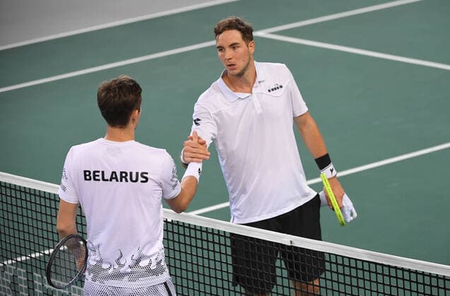 Davis Cup Qualifiers 2020 Germany - Belarus Day2 4.Match Jean-Lennard Struff , GER Egor Gerasimov , BLR
